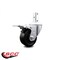 Service Caster 3.5 Inch Soft Rubber Swivel 3/4 Inch Square Stem Caster with Total Lock Brake SCC-SQTTL20S3514-SRS-34 - alternate 3
